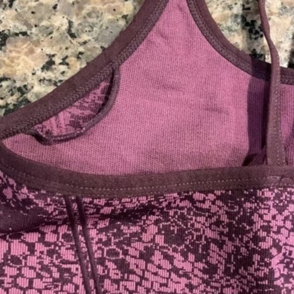 C9 Champion Purple Pink Racerback Sports Bra Size Large EUC #M-283 - Picture 6 of 7